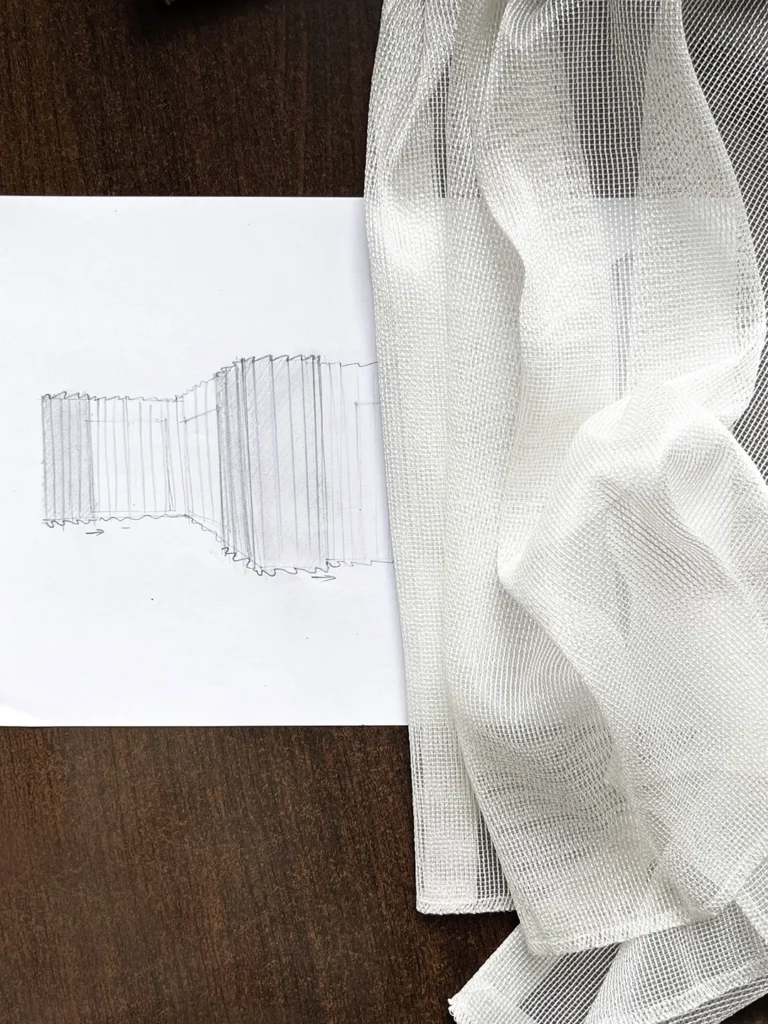 Materiał produktu Misty Pearl